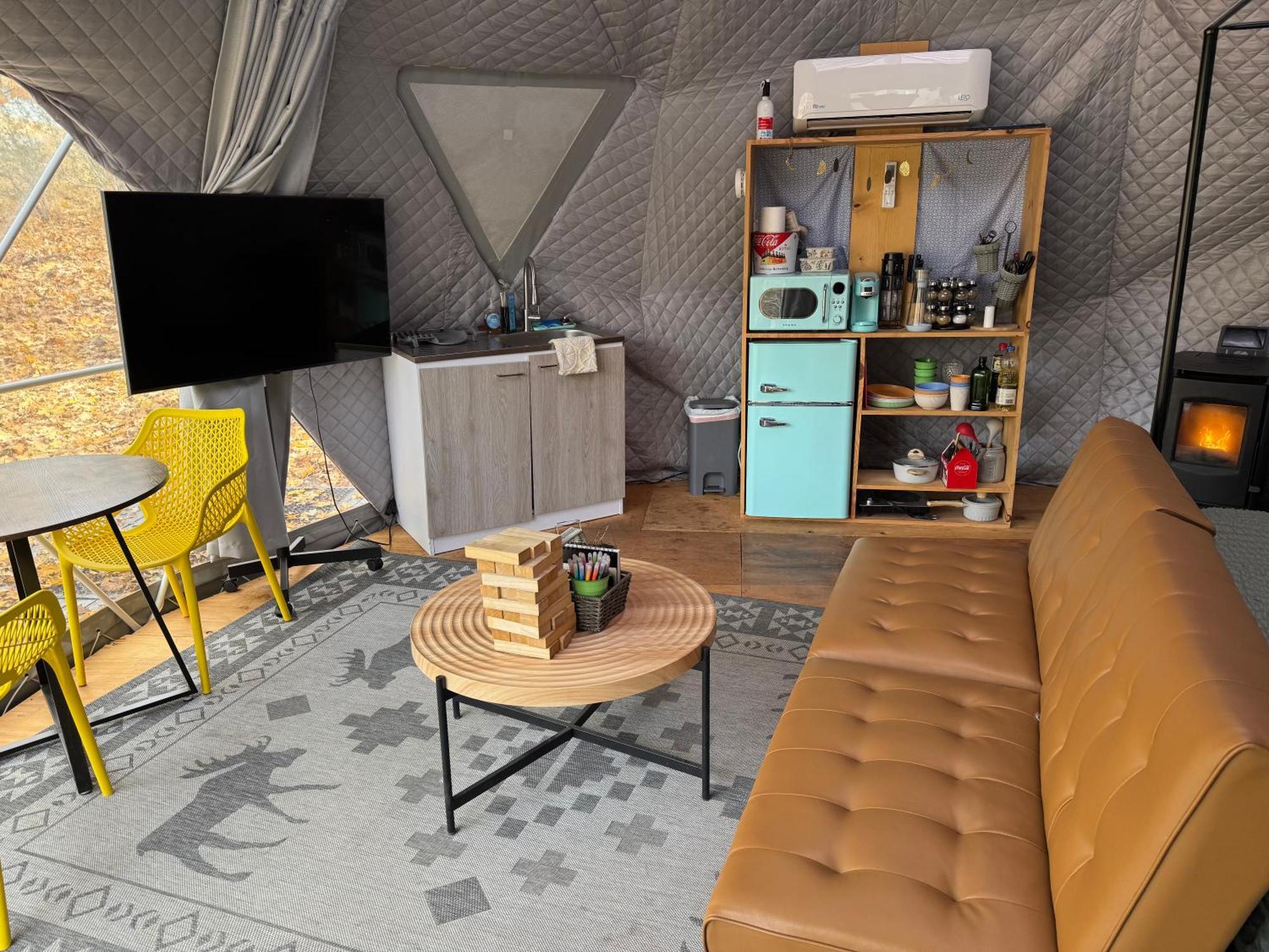 Enchanted Forest Dome ,10-15 Minutes To Kings Canyons-New Pellet Stove For Cozy Warm Nights Dunlap Exterior photo